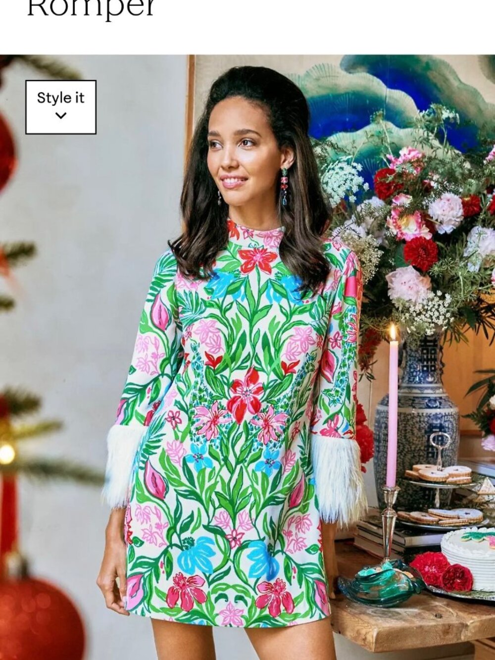 Lilly Pulitzer Agnes Skirted Shift Romper- Never worn